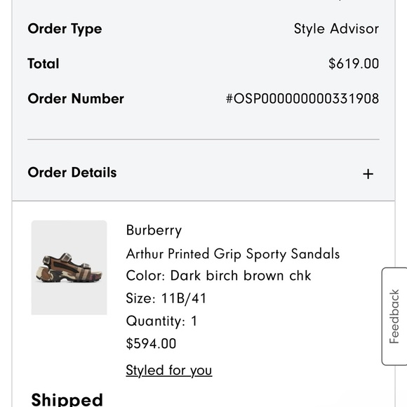 BURBERRY ARTHUR PRINT GRIP SPORTY(DESIGNER DAD)SANDALS DARKBIRCH BROWNCHK 11B/41 - Picture 9 of 10